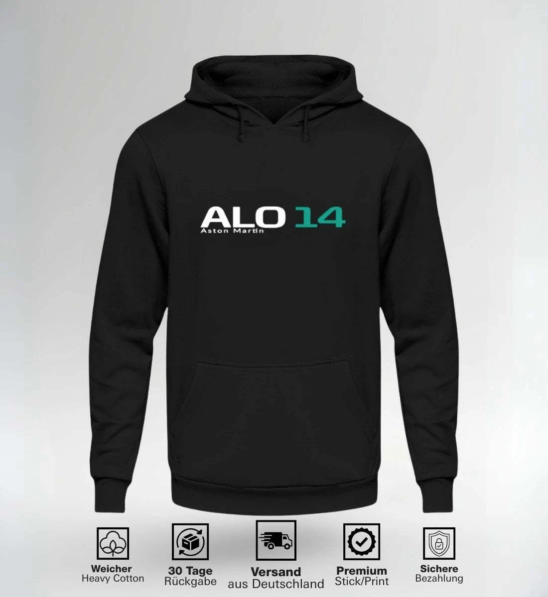 Image of NOVAWEAR ALO 14 Motorsport Hoodie – Limited Edition Streetwear